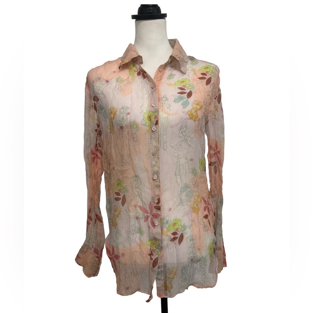 Missoni Italy women’s silk blouse size 42